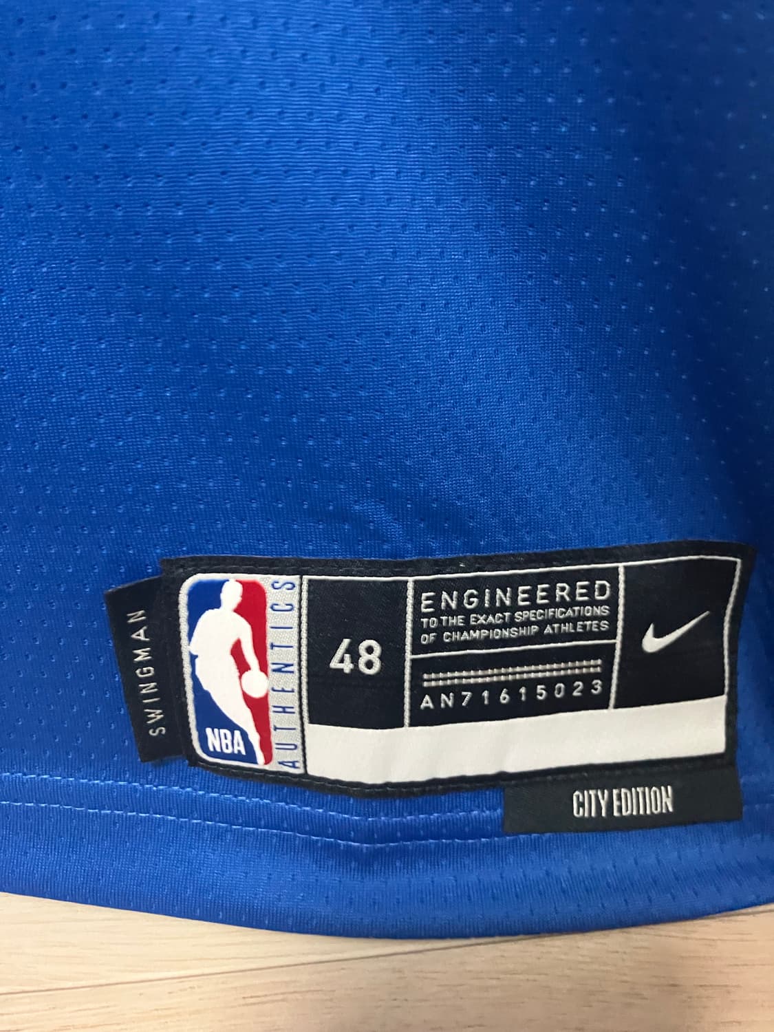 야니스 아데토쿤보 한정판 시티에디션 정품 스윙맨 져지 상품이미지5