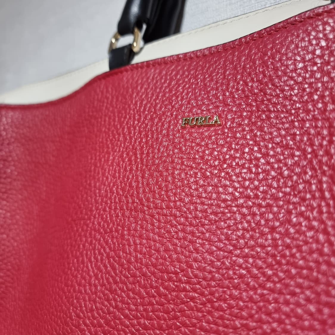 FURLA 훌라 소가죽 핸드백 토트백 숄더백 가방 - 상태훌륭 상품이미지2