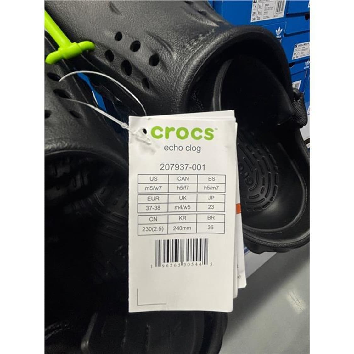 매장정품)) 크록스 에코 클로그 블랙 207937-001 / 남녀공용 상품이미지6