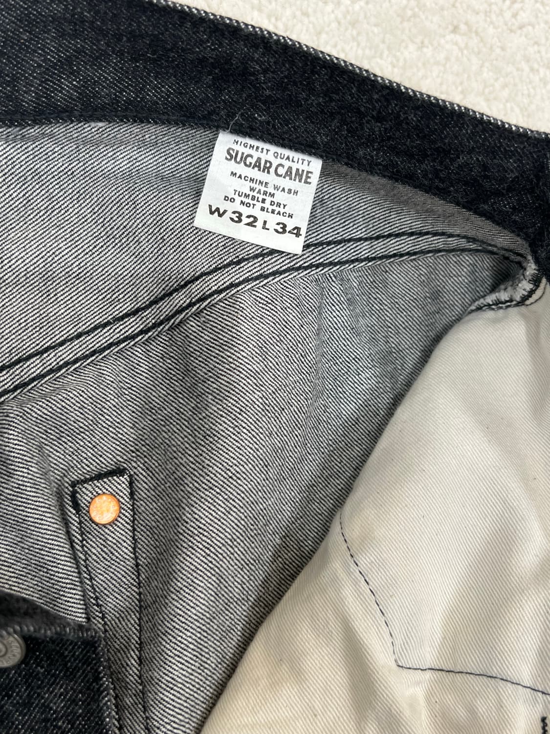 슈가케인 흑정 블랙 2세대 셋업 레굴러 스트레이트 상품이미지10