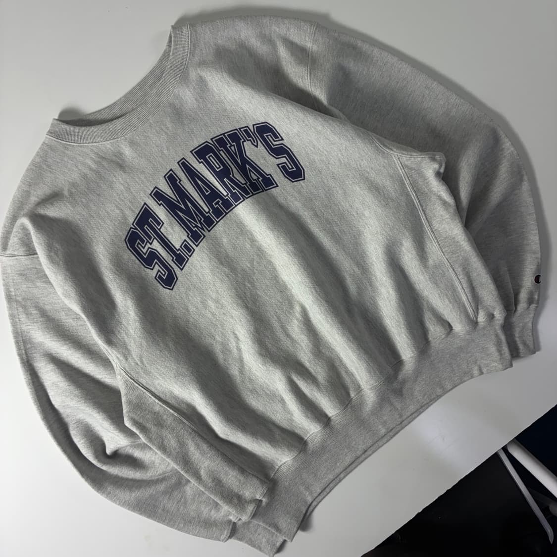 Champion 챔피온90‘s  리버스위브 st.marks 맨투맨 상품이미지2