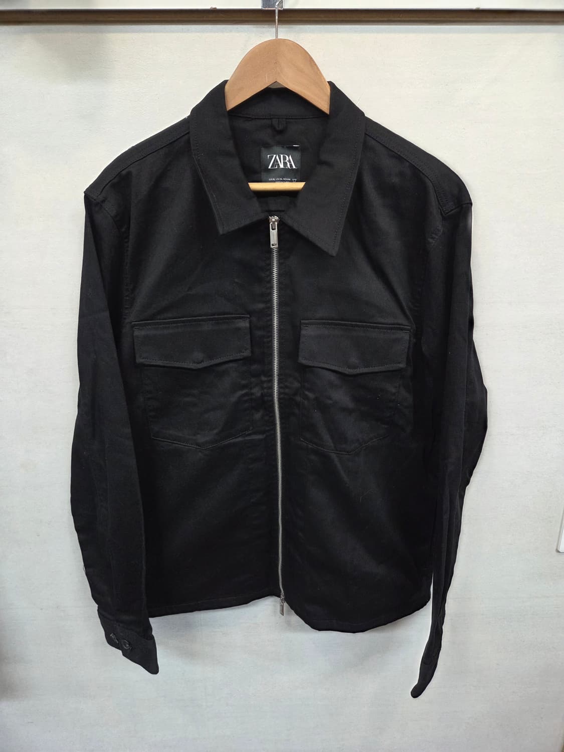 자라 투웨이 미니멀 셔츠형 자켓 xl 상품이미지1