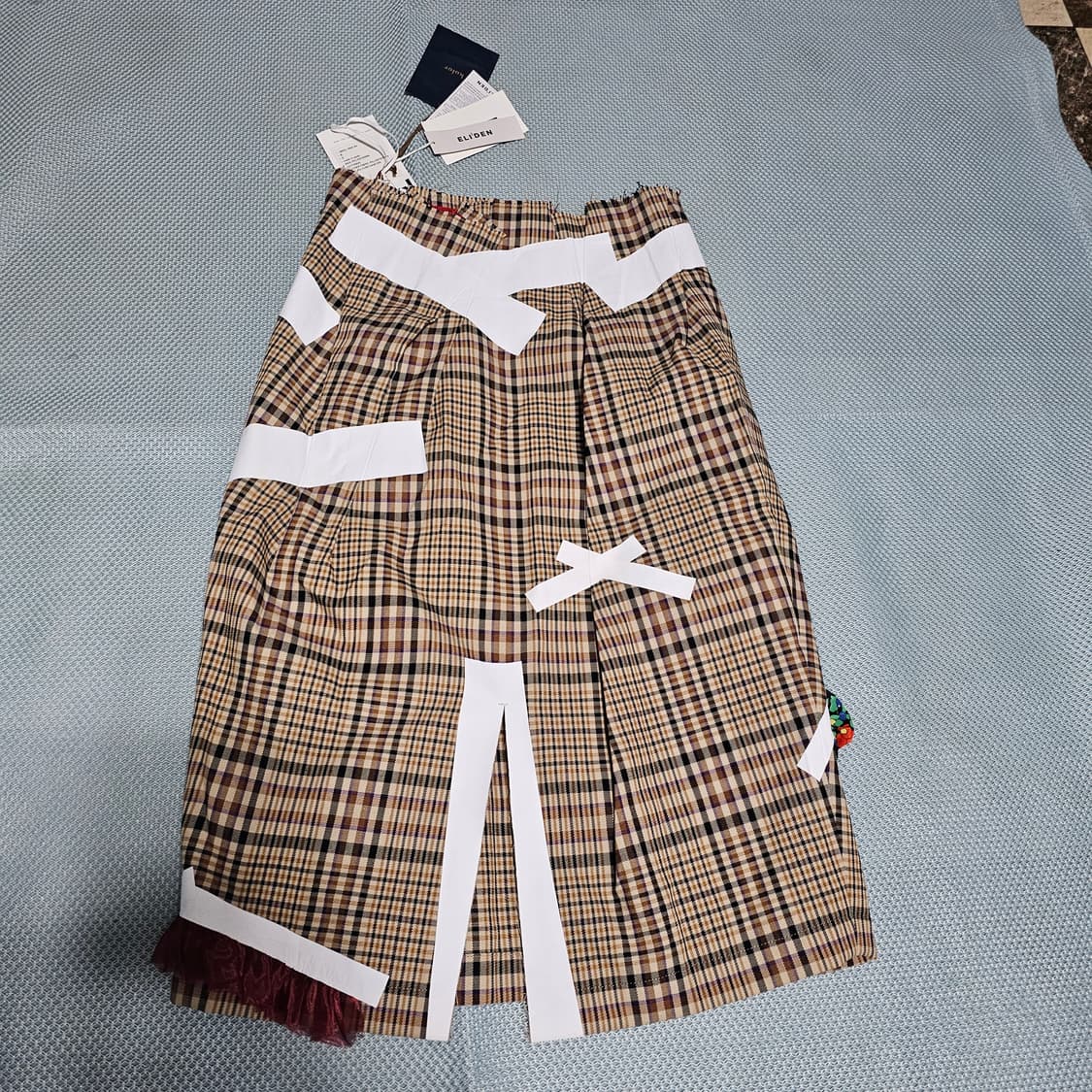 새상품 Kolor Eli'den 체크 스커트 백화점정품 상품이미지2