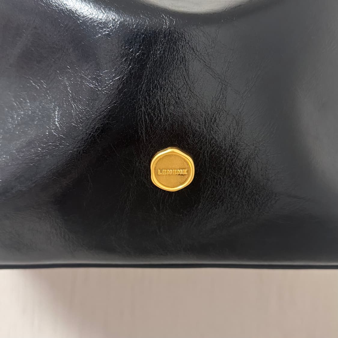 르메메 삭 아네스 블랙 레더 상품이미지5