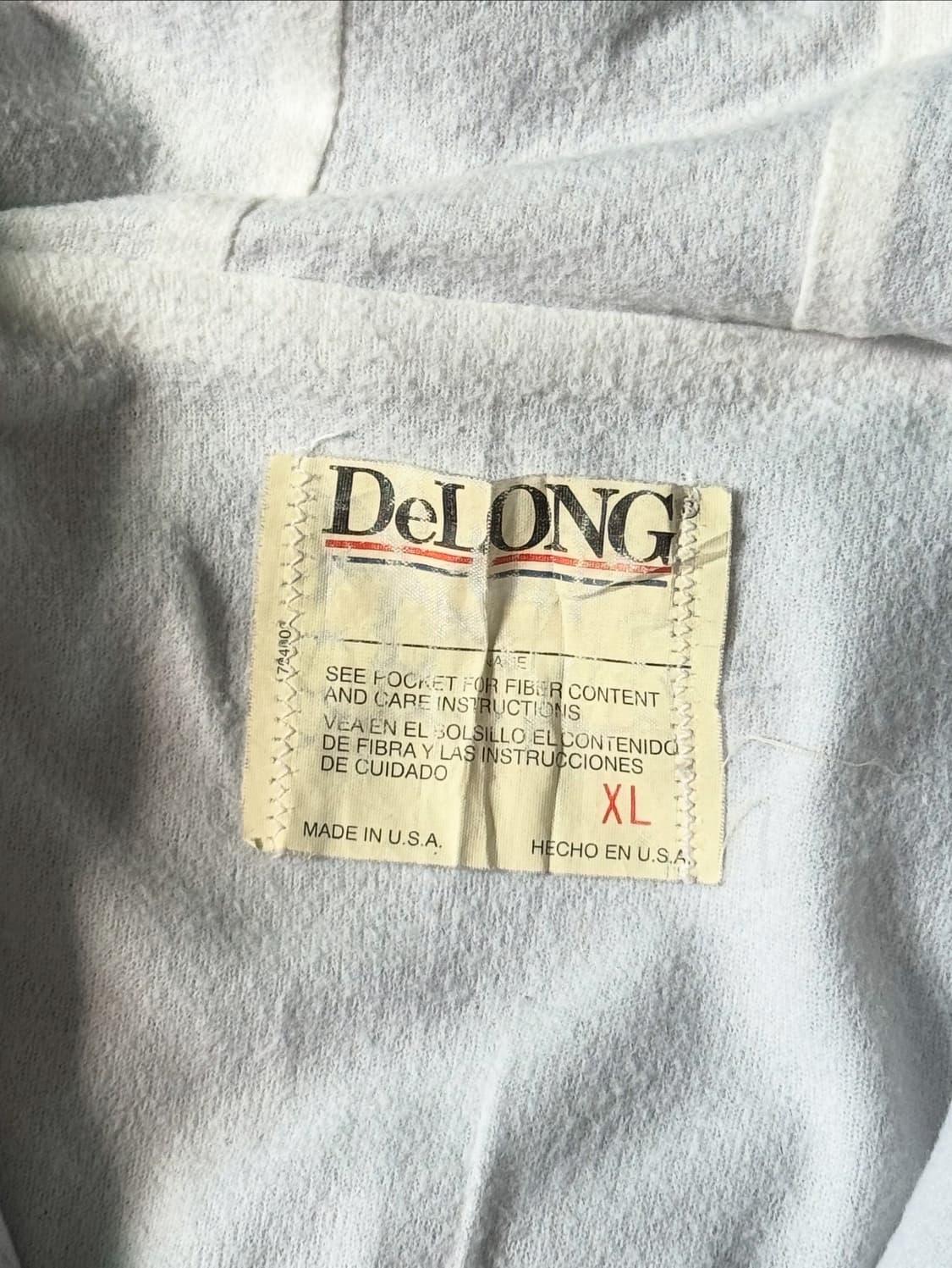 90s USA Delong 나일론 후드 빈티지 풀오버 (105-110) 상품이미지3