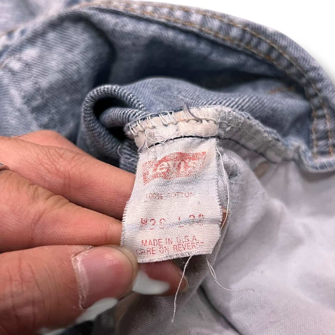  USA 리바이스 오렌지탭 돌청 데님팬츠 y13971 상품이미지8