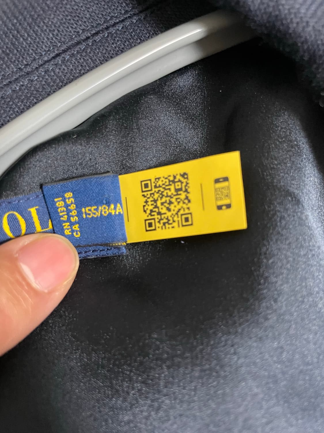 폴로 랄프로렌 네이비 금장와펜 자켓 155/84A 상품이미지4