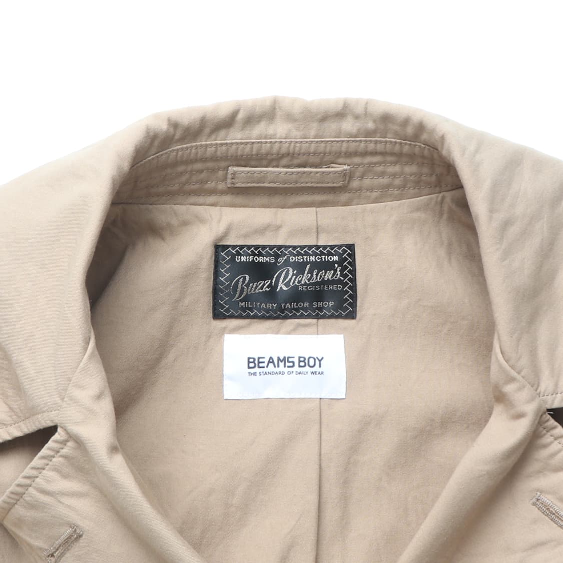 Buzz Rickson's × BEAMS BOY Trench Coat 상품이미지7