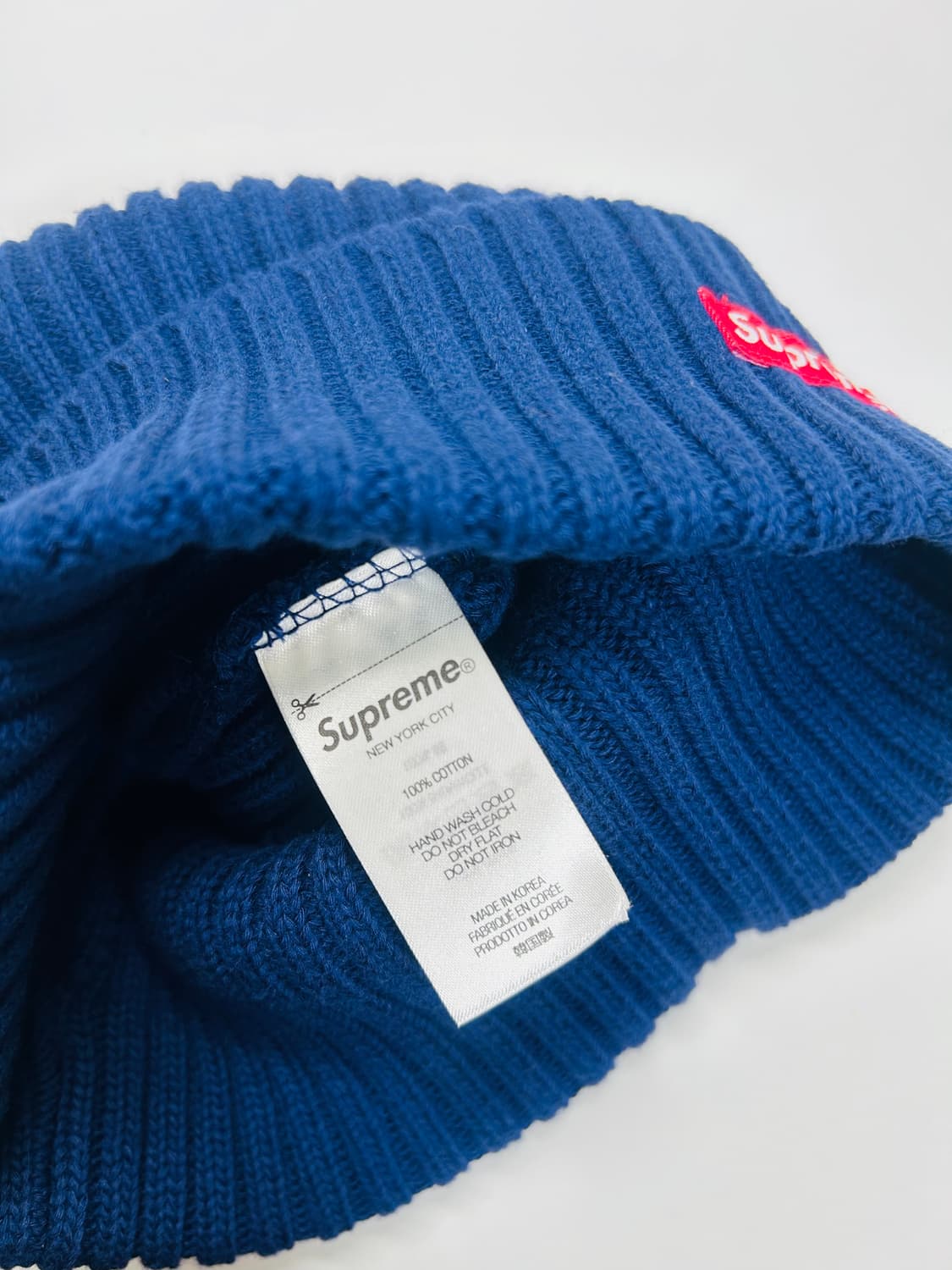 25SS 정품 슈프림 오버다이드 네이비 (미착용) 상품이미지3