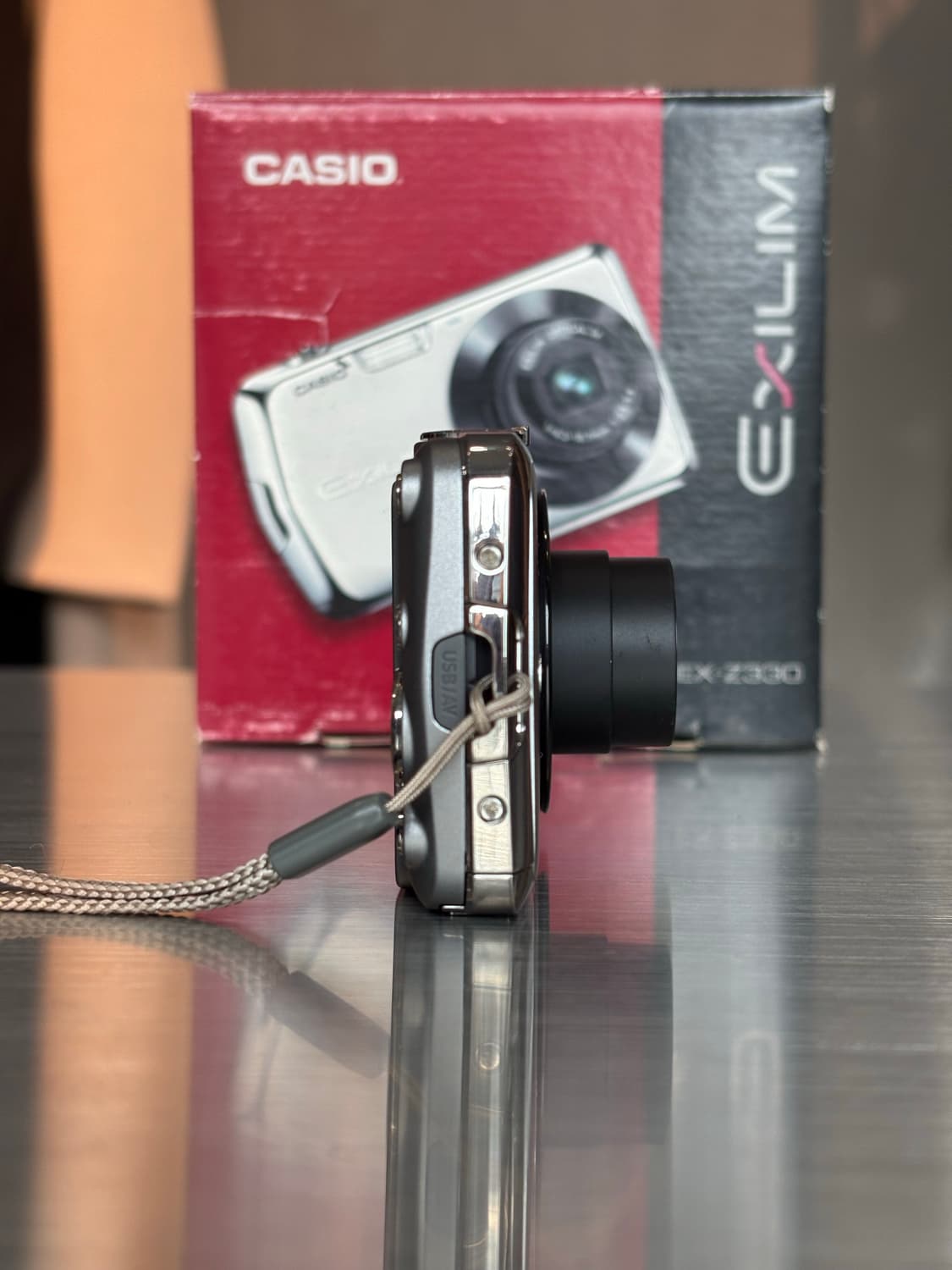 박스O/날짜표시)카시오 ex-z330 실버 빈티지디카 상품이미지4