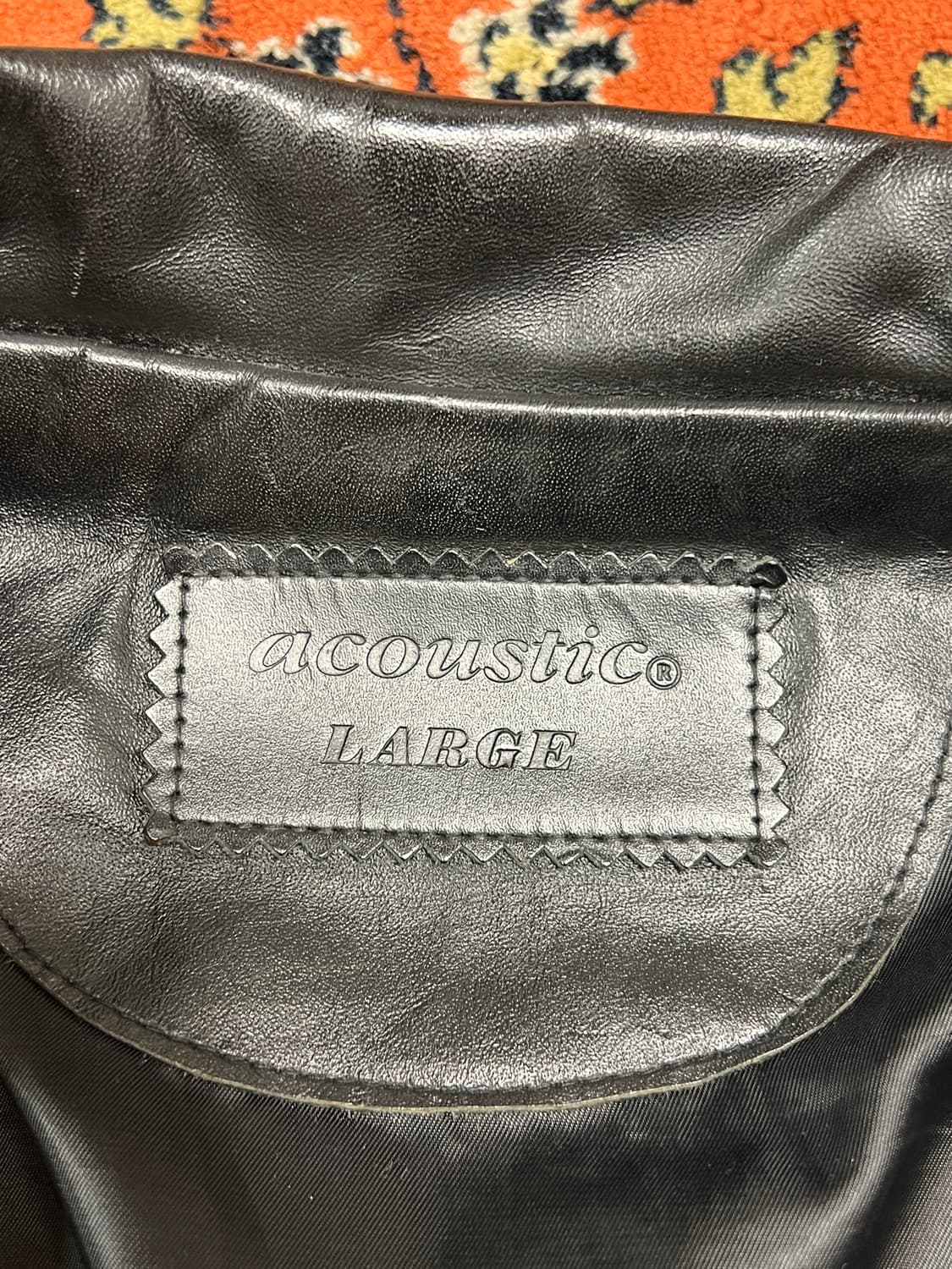 [L] ACOUSTIC 빈티지 말가죽 더블 라이더 가죽자켓 상품이미지8