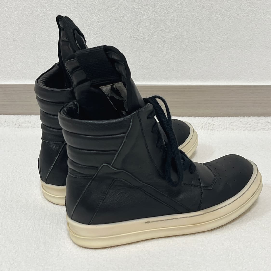 릭오웬스 14SS 지오바스켓 모노크롬 LPO 검검흰 상품이미지2