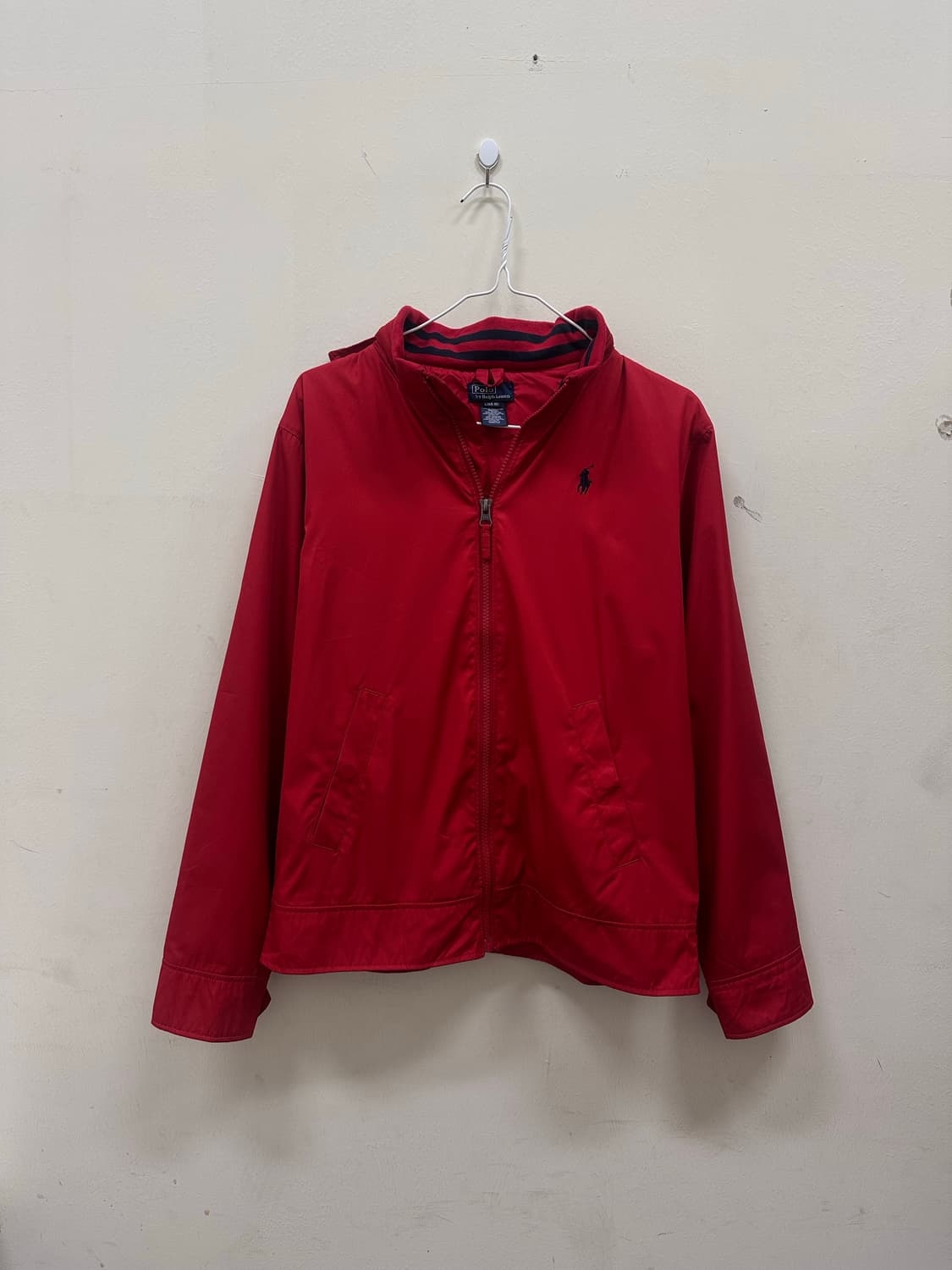 폴로랄프로렌 레드 바람막이 집업 상품이미지1