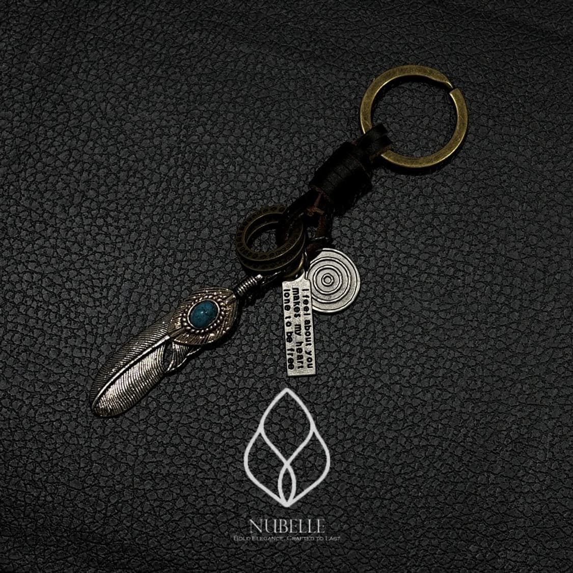 🌗 Turquoise vintage keyring / 터키석 키링 상품이미지2