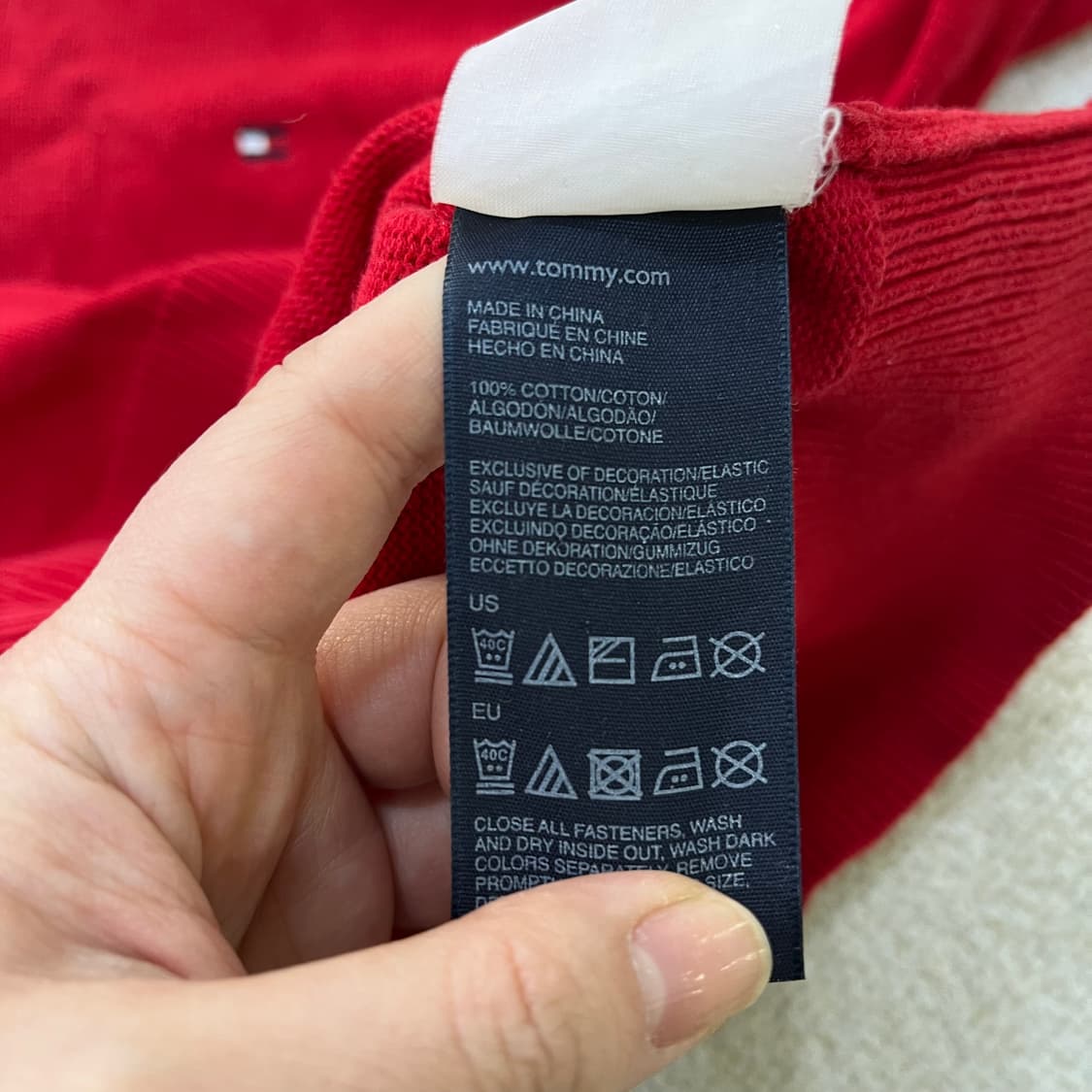 M 타미힐피거 니트 집업 0415M 상품이미지3