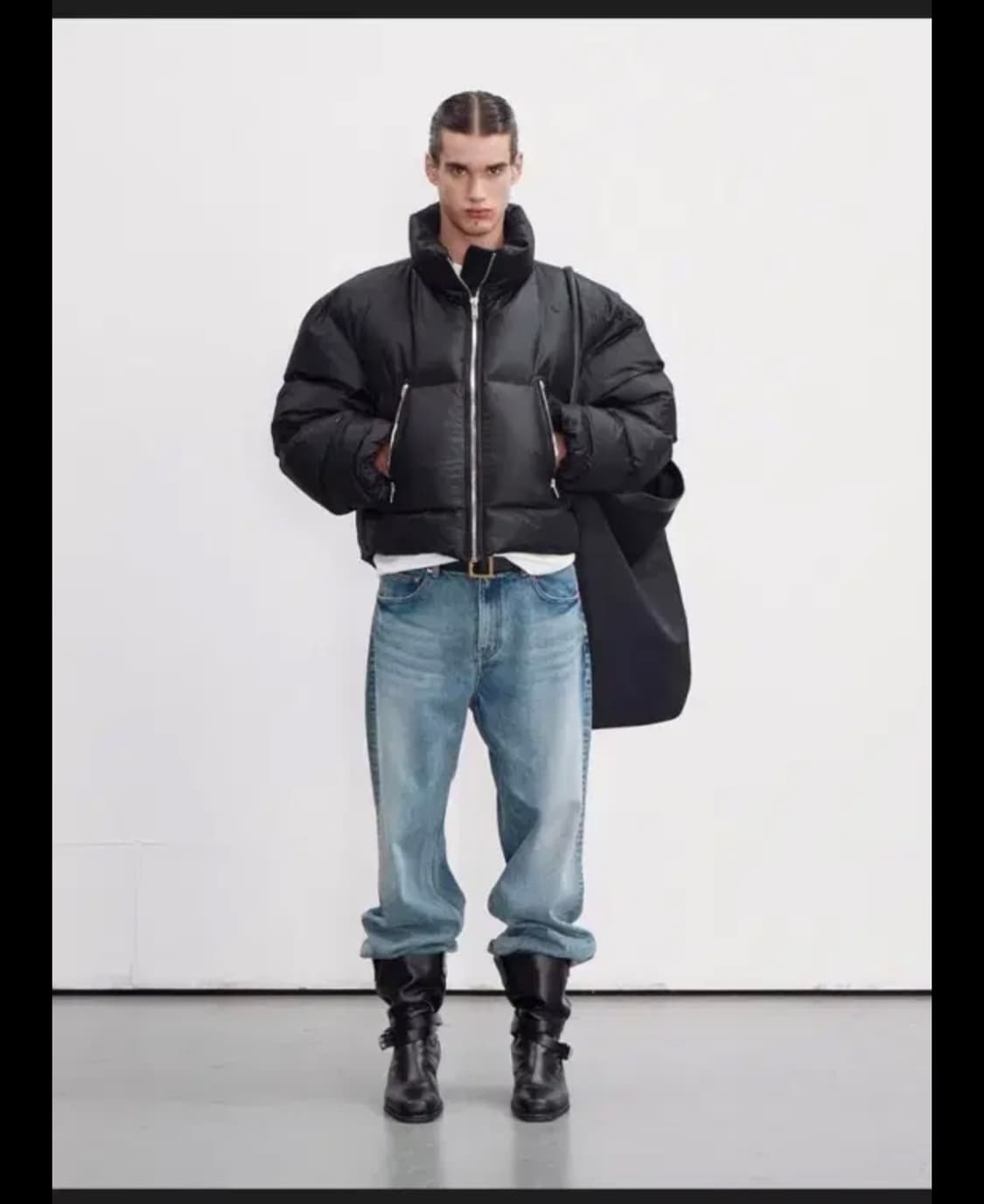 렉토 샤이닝 패딩m사이즈 상품이미지1