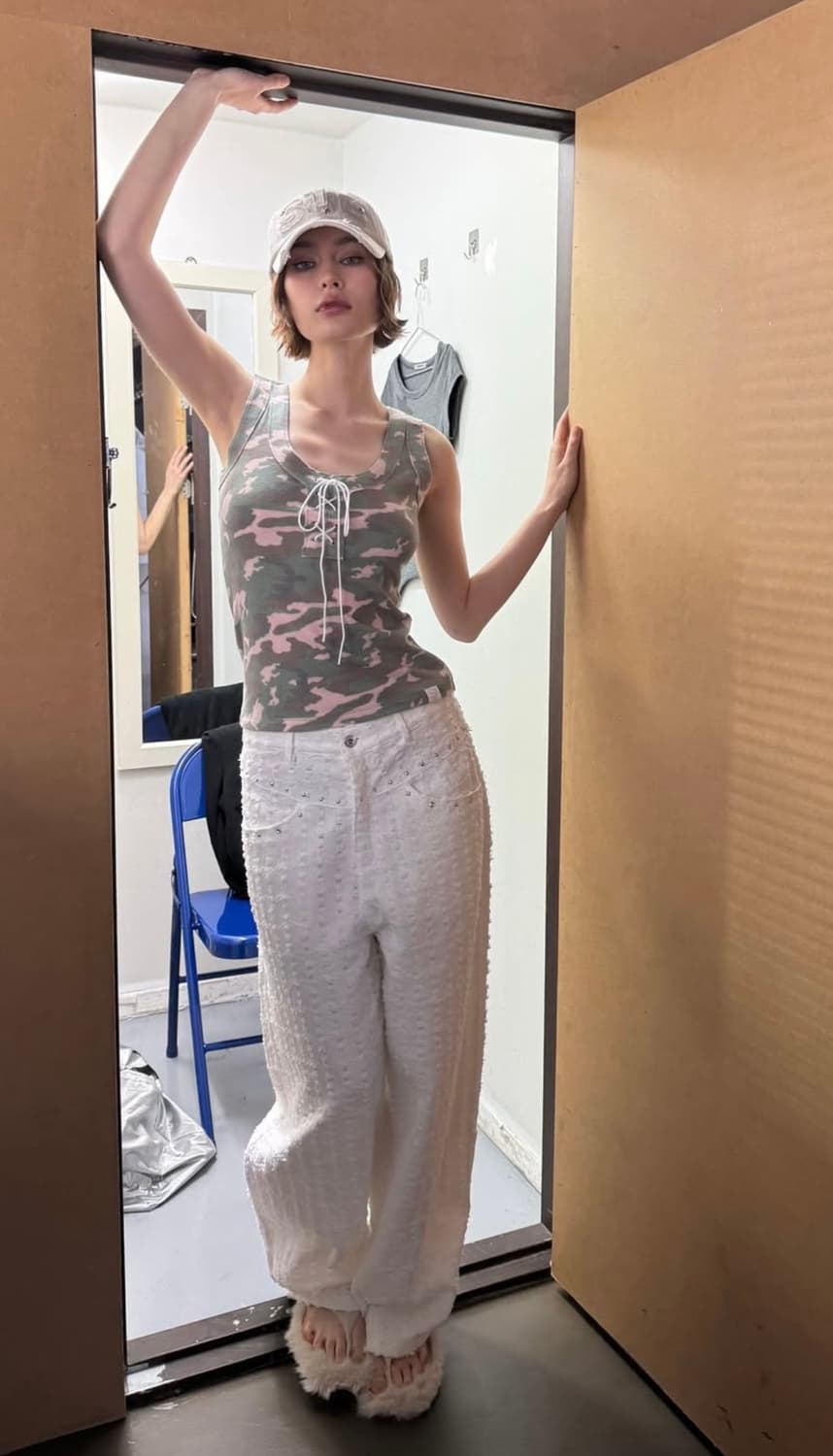 셋업이엑스이 Destroyed pants 상품이미지1