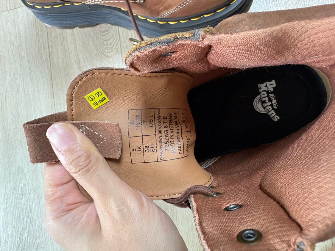 닥터마틴 부츠 새상품 zebzag 8 tie 상품이미지9