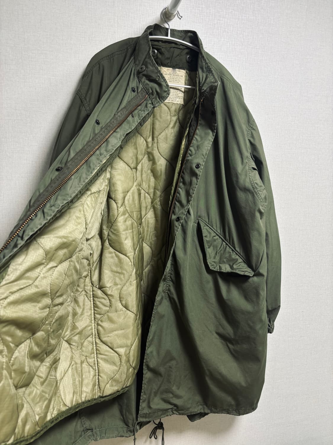 70s U.S. 오리지날 M-65 피쉬테일 자켓 상품이미지3