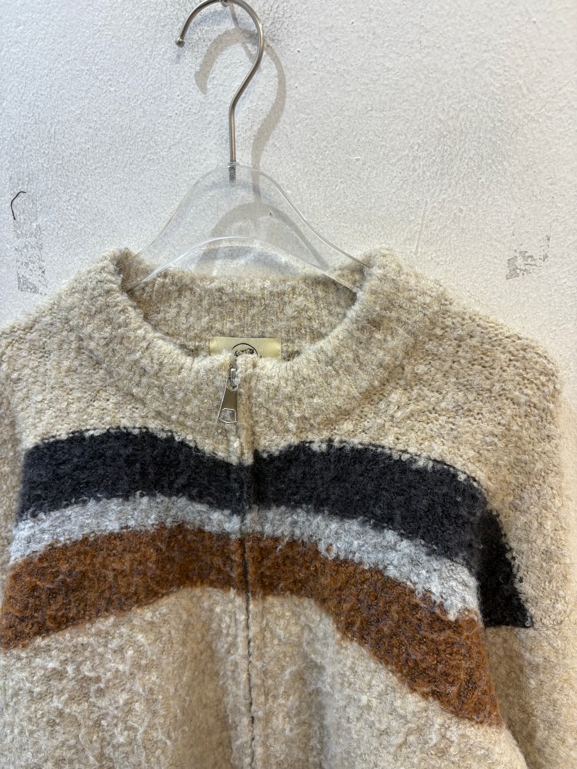 Wooldreamers line boucle cardigan 상품이미지2