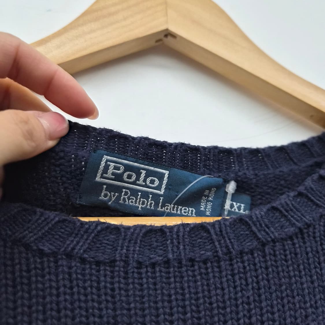 폴로 랄프로렌 네이비 니트 스웨터 남성 2XL 상품이미지5