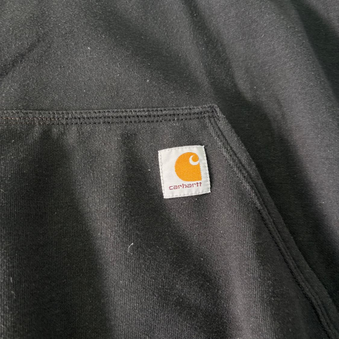 105 칼하트 사이드라인 블랙 후드티 상품이미지3