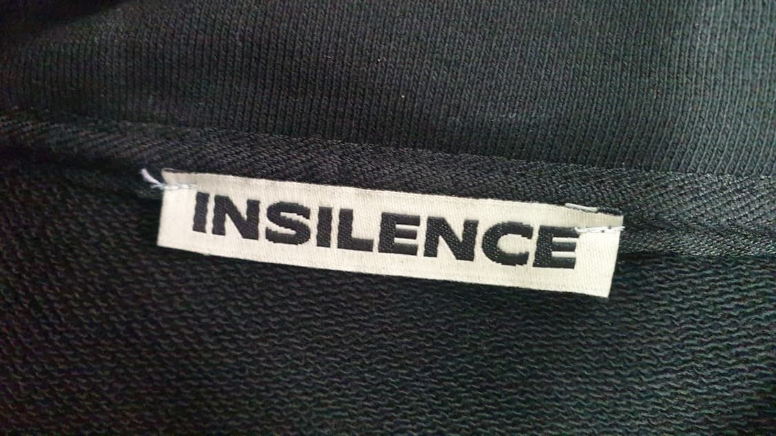 인사일런스 후드티 L 블랙/멜란지 그레이 상품이미지3