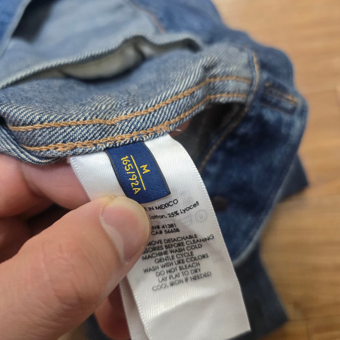 폴로 랄프로렌 데님 바시티 자켓  M 상품이미지5