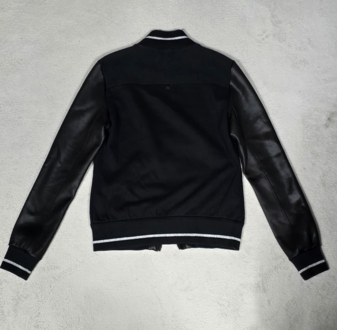 아르마니 익스체인지 여성 블랙 레더 자켓 S 상품이미지8