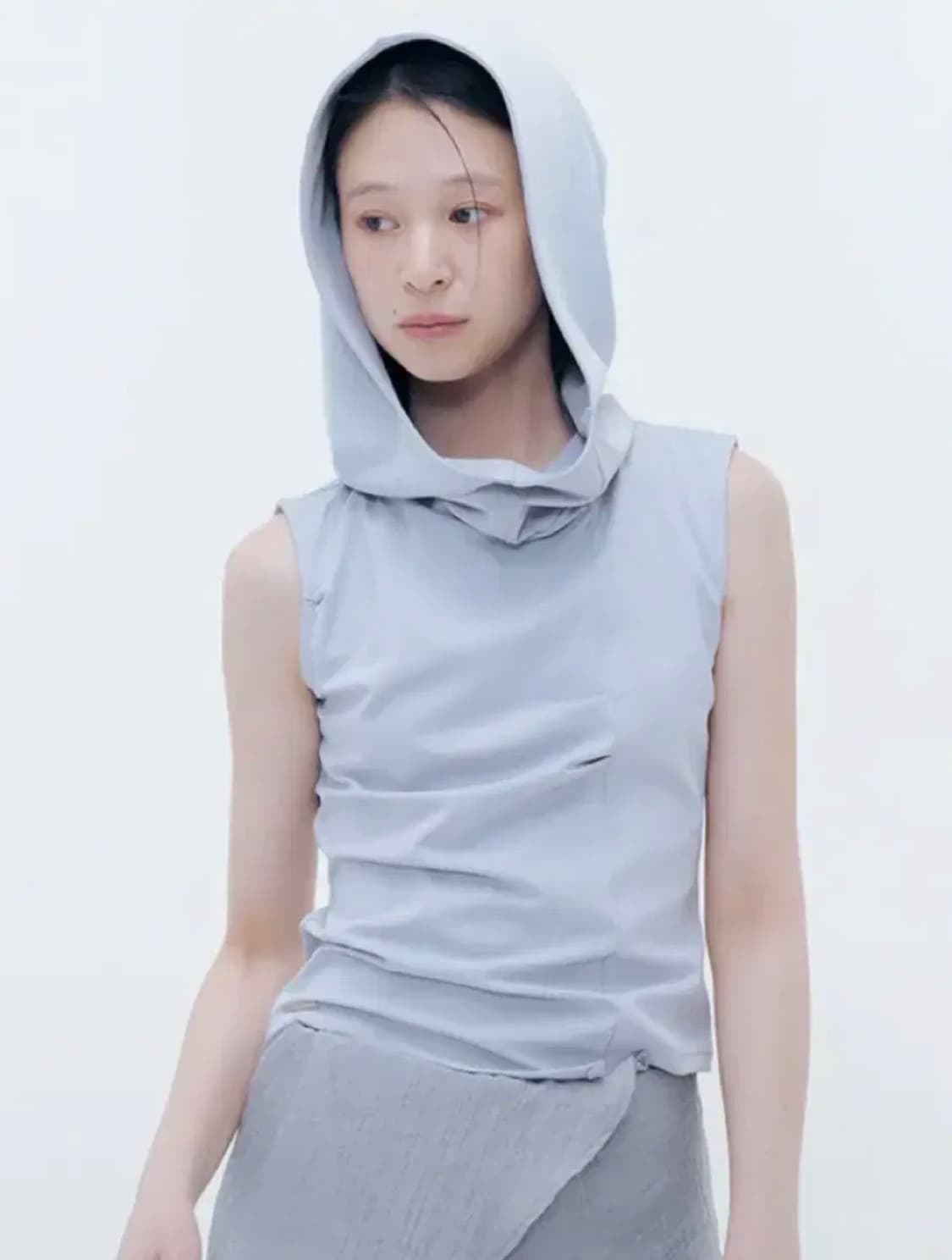 미세키서울 핀턱 슬리브리스 상품이미지1