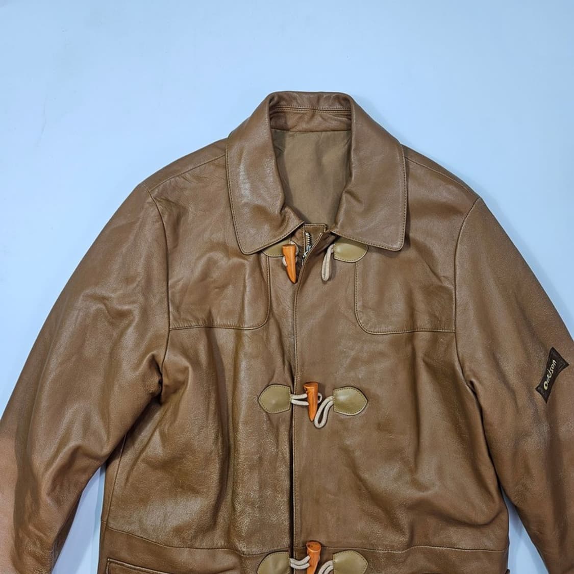 ODDSON 빈티지 양가죽 떡볶이 코트 XL 상품이미지3