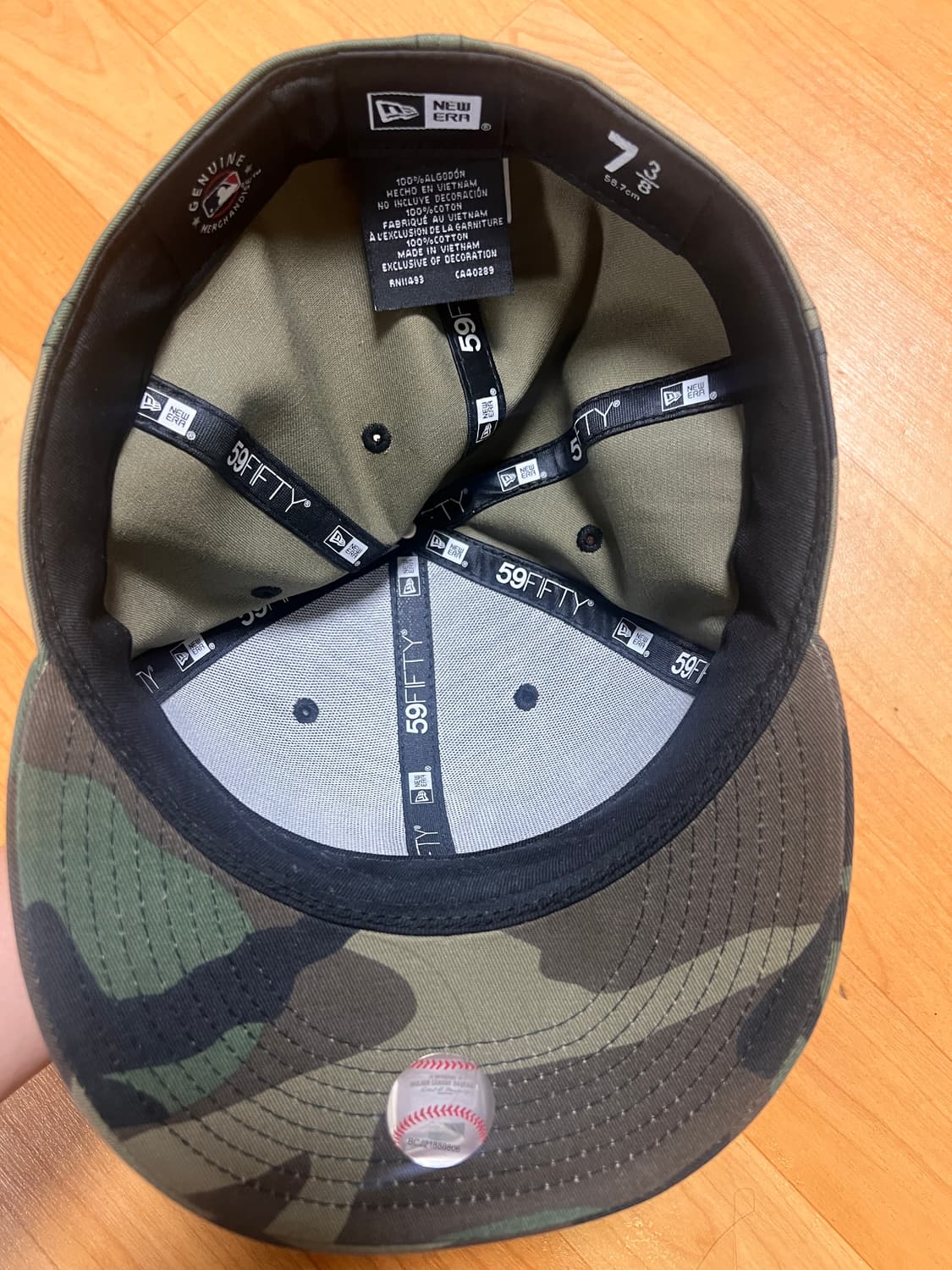 뉴에라 뉴욕양키스 카모 스냅백 7 3/8 59.7cm 상품이미지2