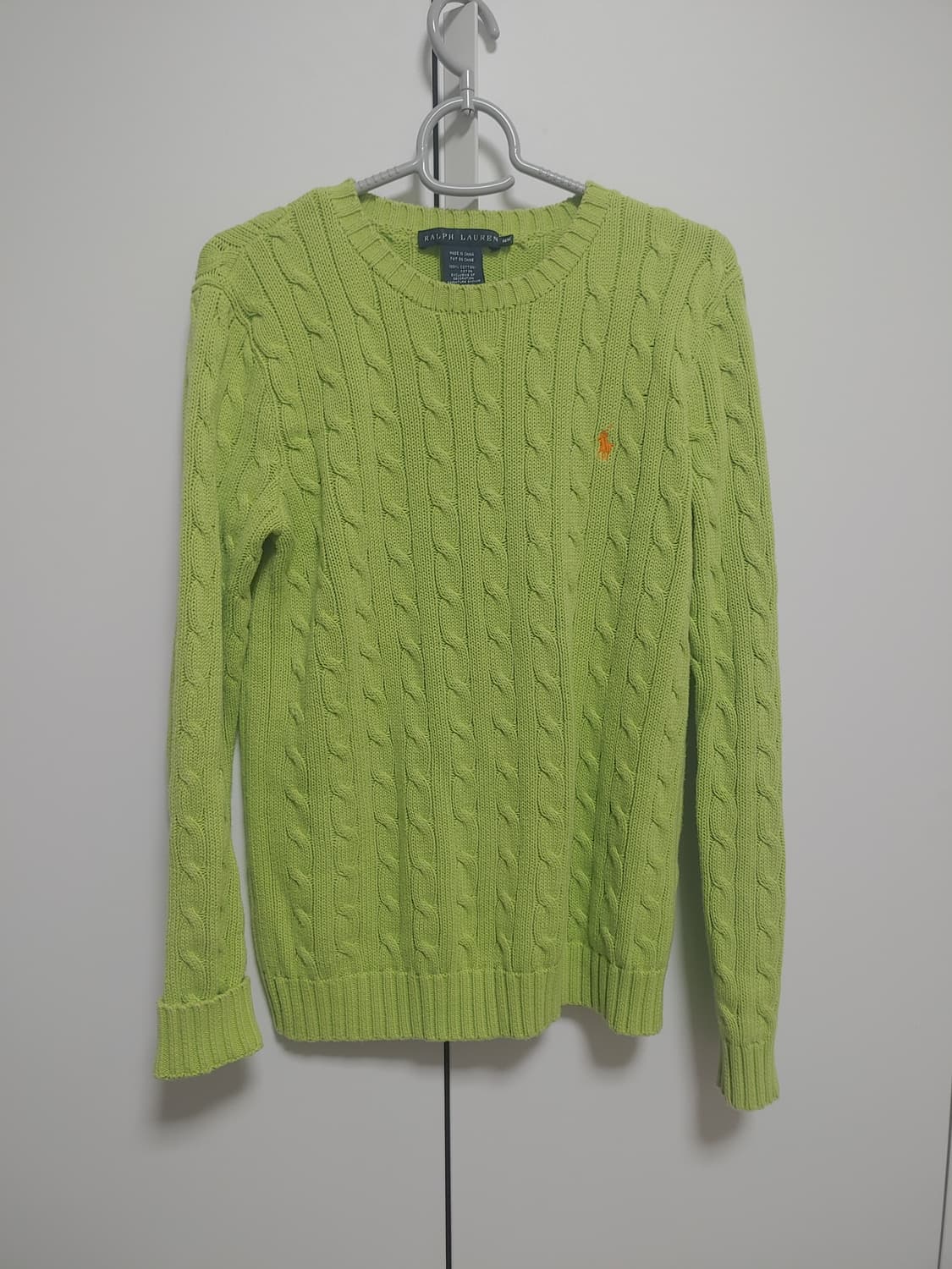 랄프로렌 폴로 꽈베기 면니트 -M사이즈 상품이미지1