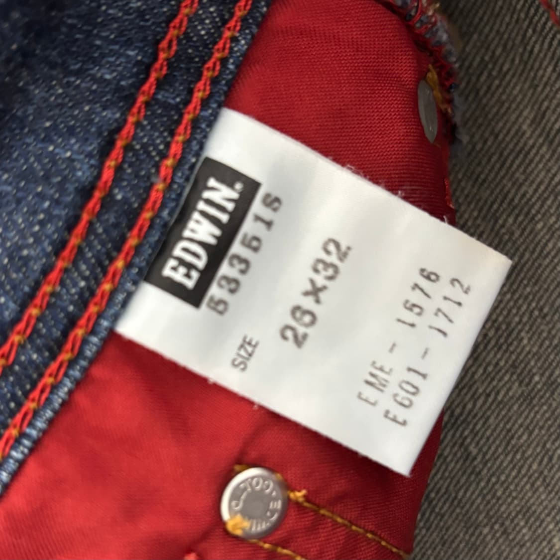 에드윈 미스 503 엘라스틱 부츠컷 데님 상품이미지7