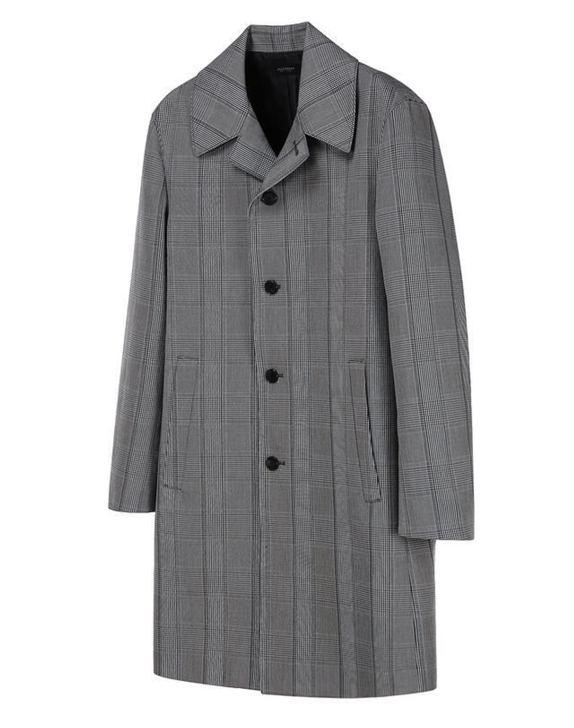 질스튜어트 뉴욕 글렌 체크 싱글 롱코트  상품이미지1