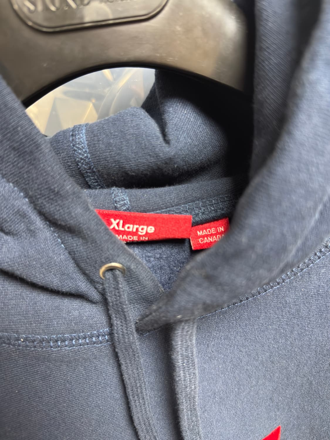 슈프림 24fw 박스로고 후드 네이비 XL 상품이미지3