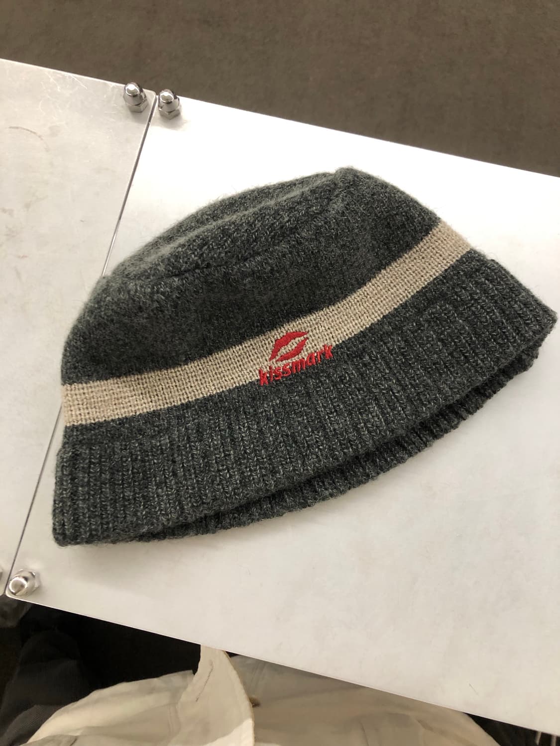 키스마크 니트 버킷햇 상품이미지1