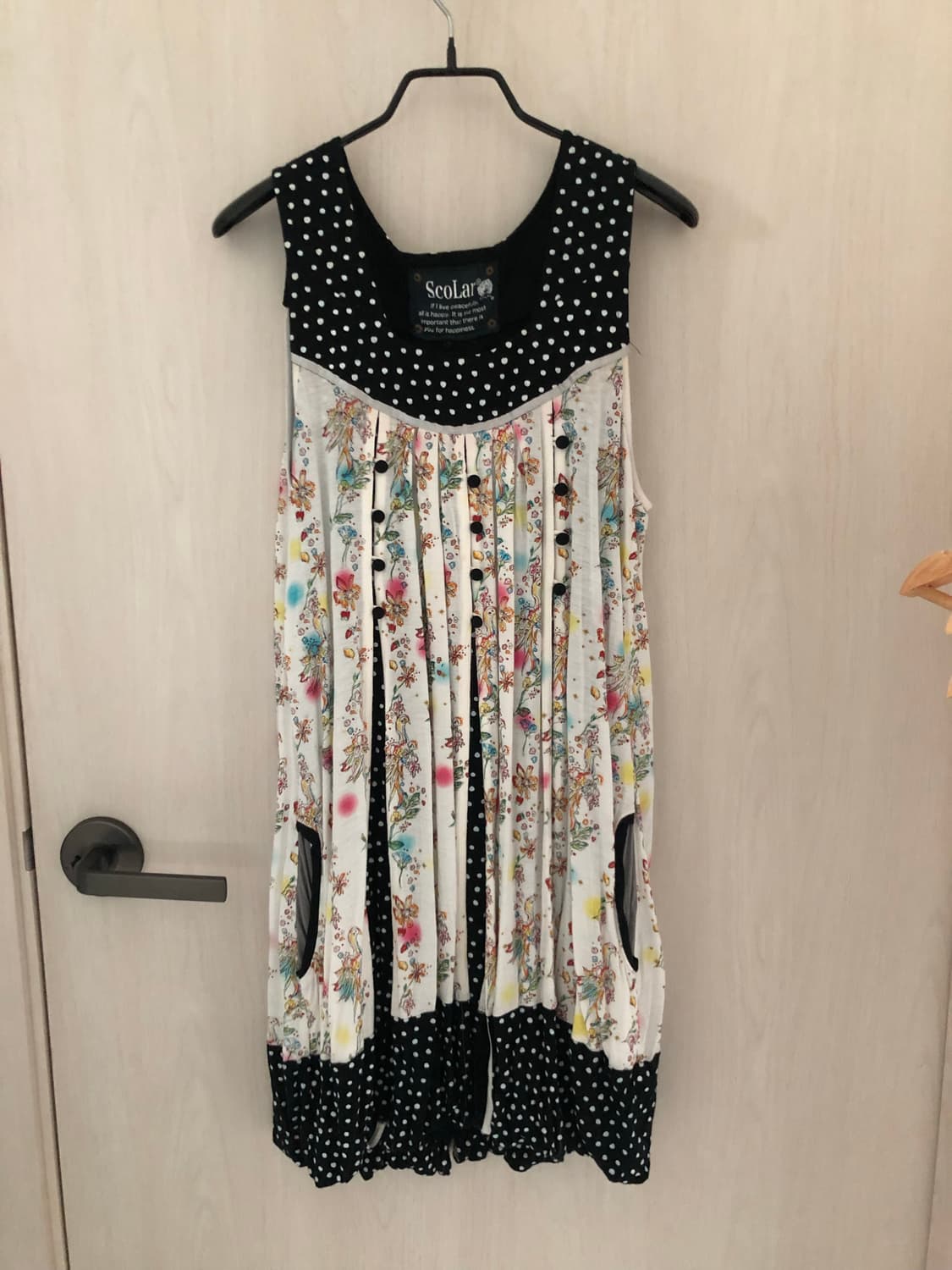 (소장품) 스콜라 도트 슬리브리스 튜닉 상품이미지1