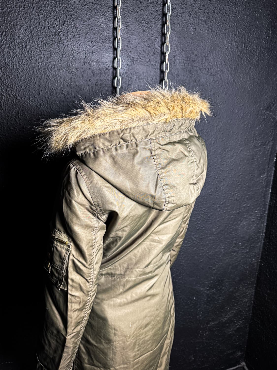 Vintage Fur Hood Long Parka 상품이미지6