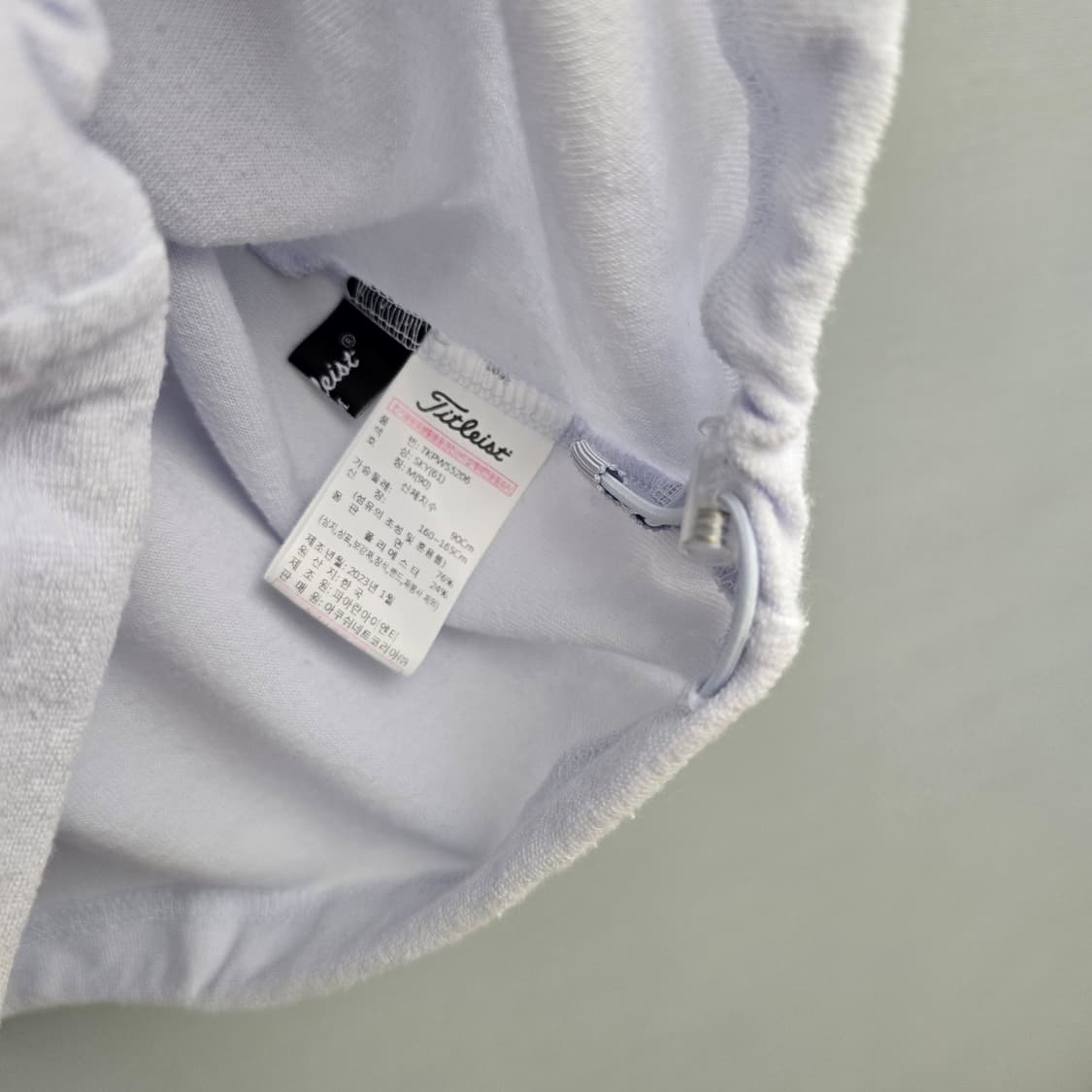 타이틀리스트 반팔 카라 티셔츠 하늘색 상품이미지4