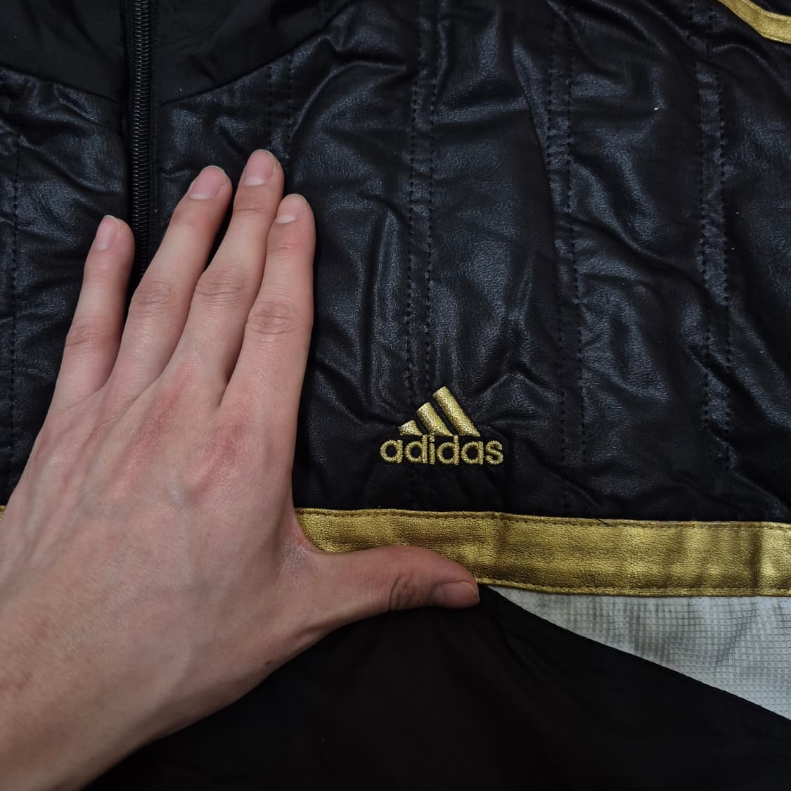 아디다스 남성 삼선 사이드라인 검금 바람막이 점퍼 XL(105) 상품이미지4