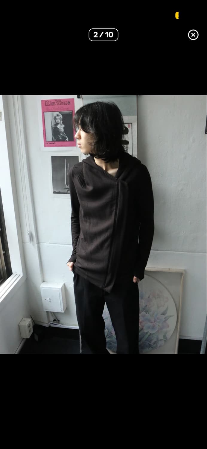 헬무트랭 비대칭 후드집업 자켓 상품이미지2