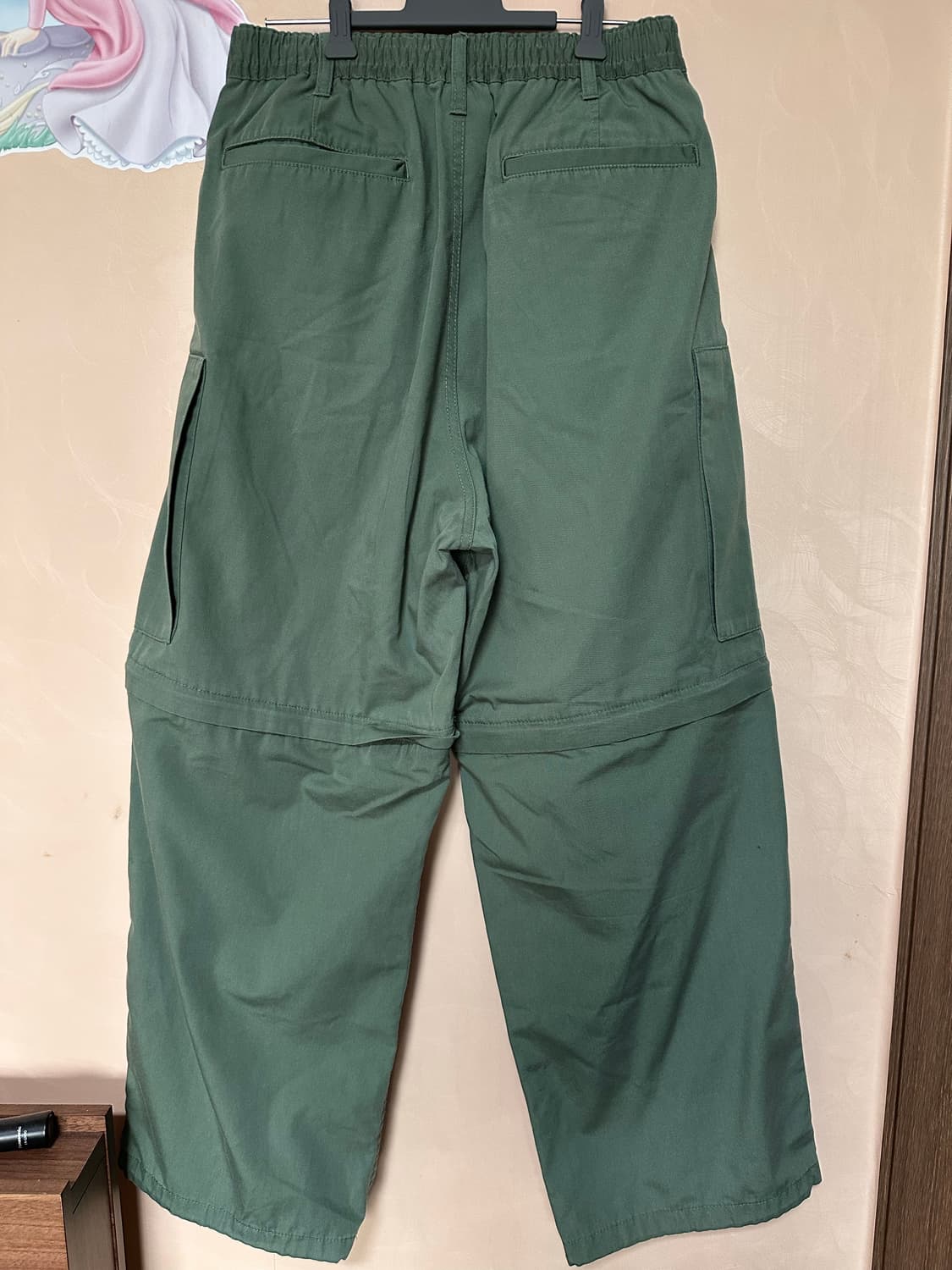 S) GU x 언더커버 유틸리티 팬츠 올리브 상품이미지3