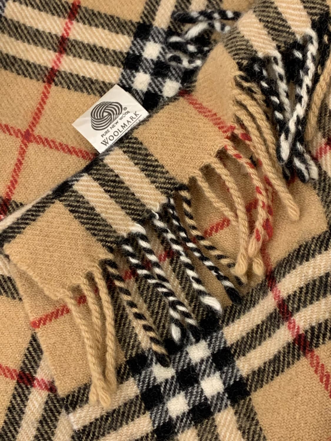 버버리 퓨어 울 무릎담요 상품이미지4