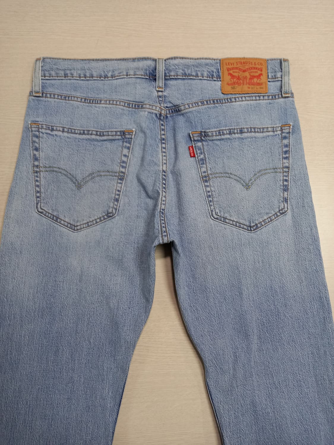 32 리바이스502 워싱 스판 슬림일자 연청 32-390 상품이미지4