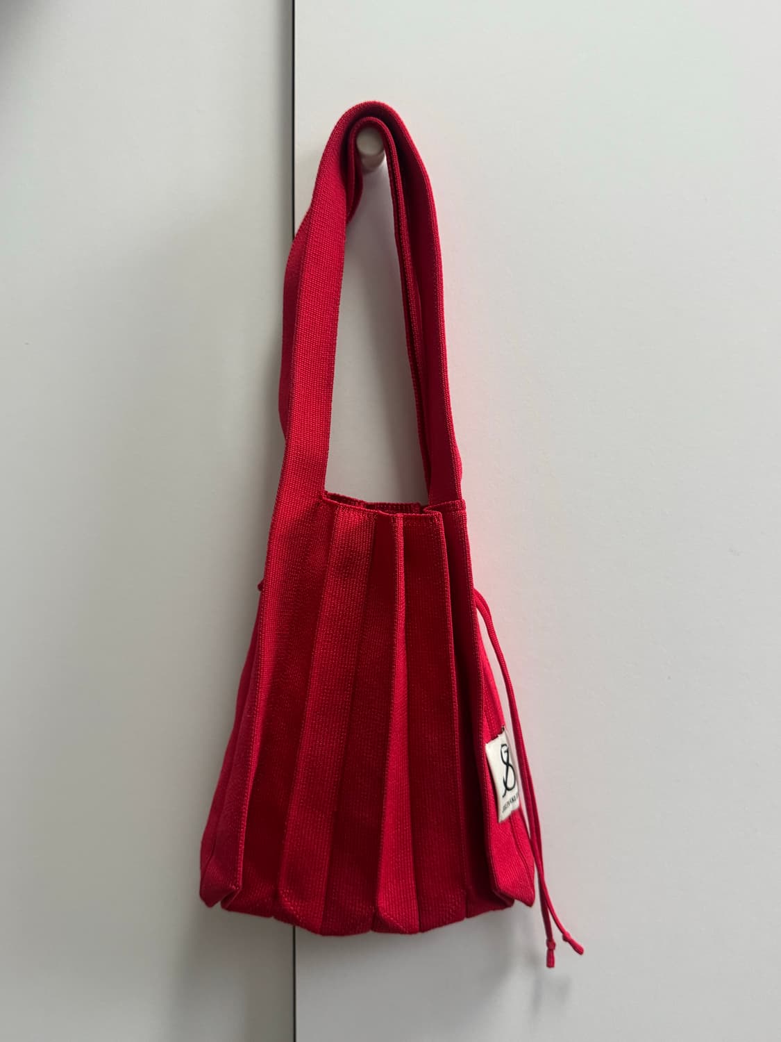 조셉앤스테이시 플리츠 미니백 레드 상품이미지1