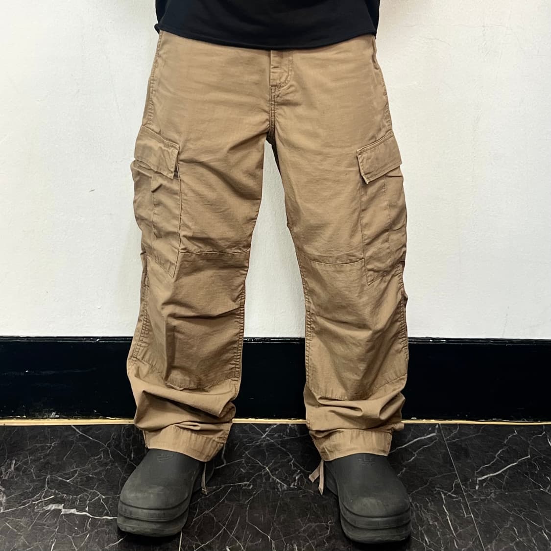 칼하트 에비에이션 베이지 카고팬츠 상품이미지2