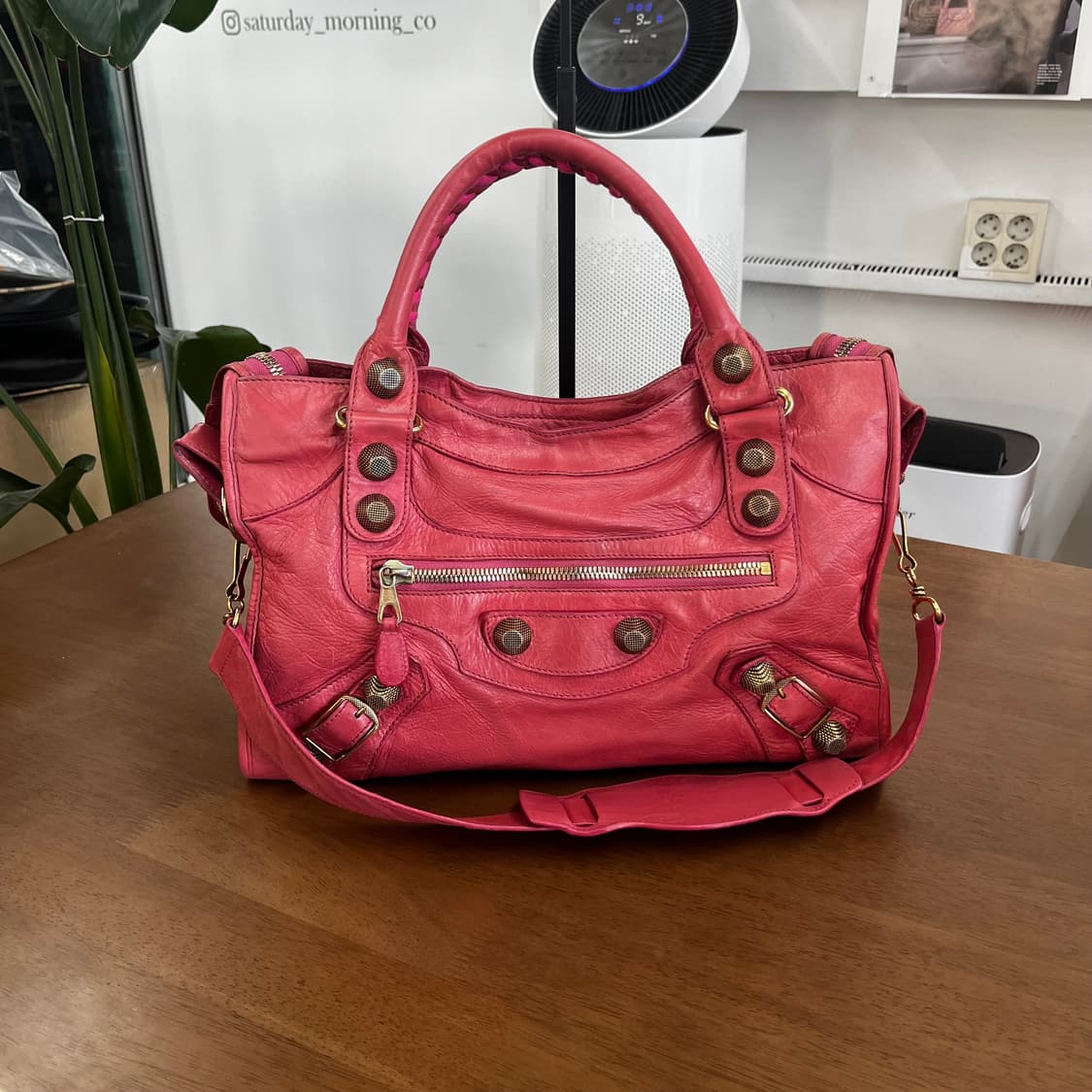 발렌시아가 자이언트 시티백 모터백 상품이미지2