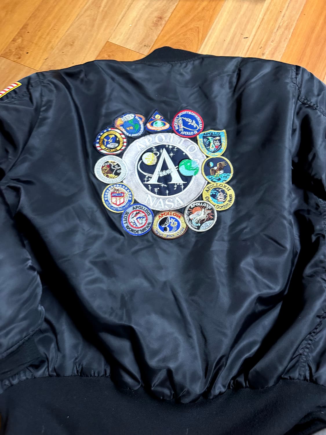 빈티지알로 NASA 아폴로 MA-1 항공점퍼 L 상품이미지2