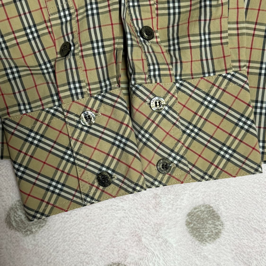 버버리 블루라벨 체크셔츠 상품이미지6